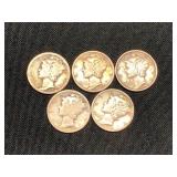 1920-1942 MURCURY DIMES