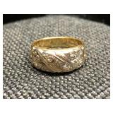 14KT SIZE 61/2 5.6GRAM GOLD BAND
