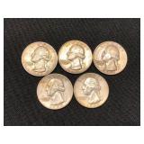 1952-1964-D SILVER QUARTERS