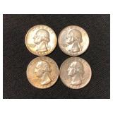 1964-D SILVER QUARTERS