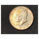 1966 Kennedy half dollar