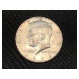1964-D-KENNEDY HALF DOLLAR