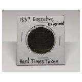 1837 HARD TIMES TOKEN