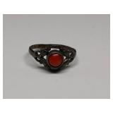 CARNELIAN RING (SIZE 4 1/2)
