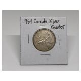 1964 CANADIAN SILVER QUARTER