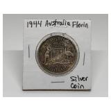 1944 AUSTRALIA FLORIN SILVER COIN