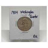 1954 WASHINGTON QUARTER