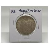1921 MORGAN SILVER DOLLAR
