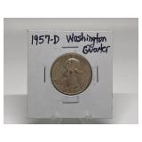 1957-D WASHINGTON QUARTER