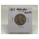 1937 WASHINGTON QUARTER