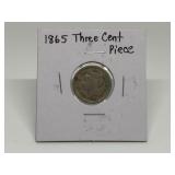 1865 THREE CENT PIECE