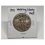 1941 WALKING LIBERTY HALF