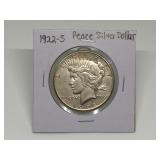 1922-S PEACE SILVER DOLLAR
