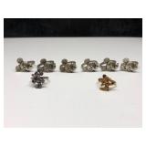 MICKEY & MINNIE MOUSE CHILDREN RINGS (LOT OF 8)