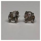 STERLING SILVER CZ EARRINGS