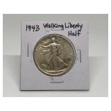 1943 WALKING LIBERTY HALF