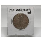 1942 WALKING LIBERTY HALF