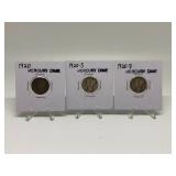 1920-D, 1920-S, 1920 MERCURY DIMES