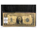 1934 $1 SILVER CERTIFICATE FUNNY BACK