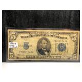 1934-A $5 SILVER CERTIFICATE
