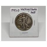 1943-D WALKING LIBERTY HALF