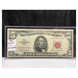 1963 $5 RED SEAL NOTE UNC