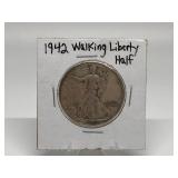 1942 WALKING LIBERTY HALF