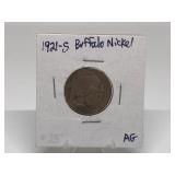 1921-S Buffalo Nickel