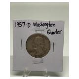 1957-D Washington Quarter