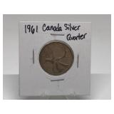 1961 Canada Silver Quarter