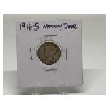 1916-S Mercury Dime