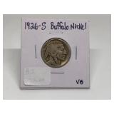 1926-S Buffalo Nickel