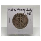 1933-S Walking Liberty Half
