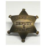 Virginia City Nevada Territory Deputy Badge