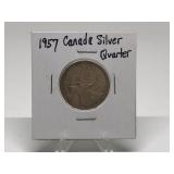 1957 Canada Silver Quarter