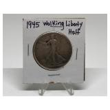 1945 Walking Liberty Half