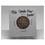 1966 Canada Silver Quarter