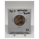 1961-D Washington Quarter BU