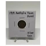 1919 Australia Silver 3 Pence
