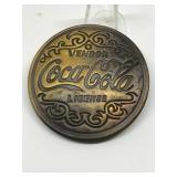 Coca-Cola Vendor License Badge