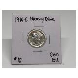 1940-S Mercury Dime