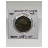 1800s Horticulture & Agriculture Medal