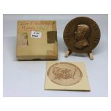 Bronze John F. Kennedy Presidential Inaugural Meda