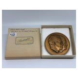 Bronze Richard Nixon & Spiro Agnew 2nd Term Inaugu