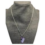 Sterling Silver Amethyst Necklace