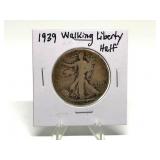 1939 Walking Liberty Half