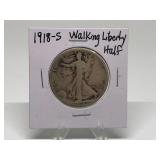 1918-S Walking Liberty Half