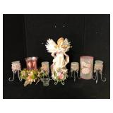 Angel Light & Candle Holders