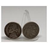 1935 Buffalo & 1964 Jefferson Nickels