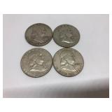 1962 Franklin Half Dollars